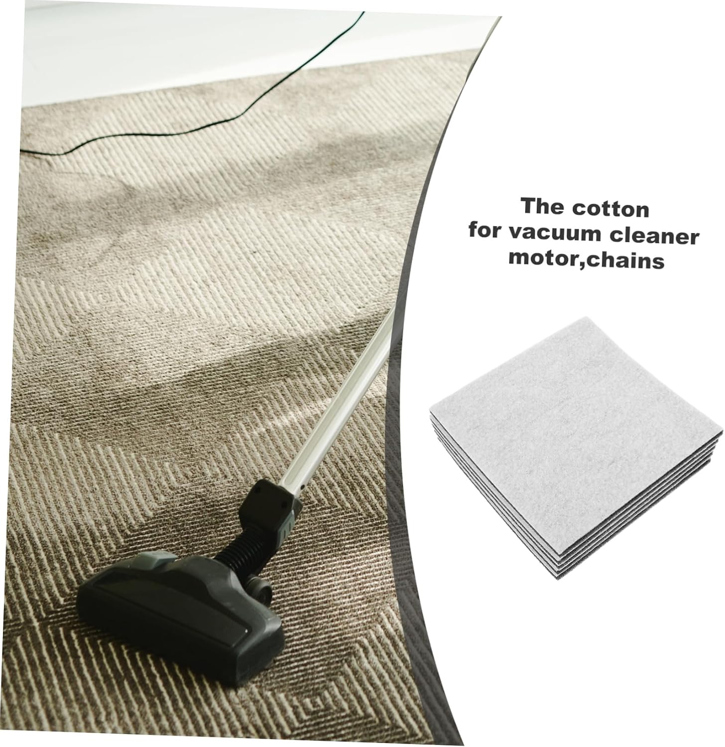 5pcs Vacuum Cleaner Cotton Motor Filters Replacement Parts
