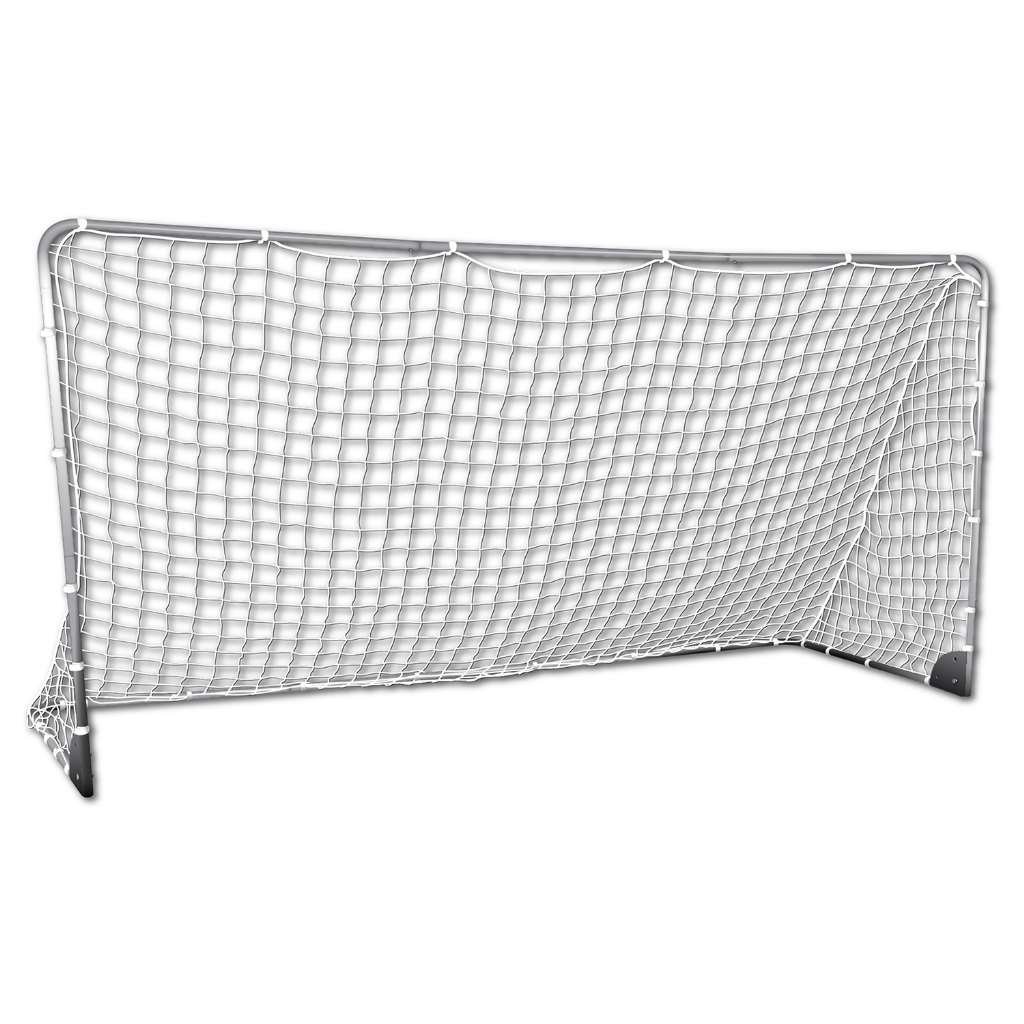 Competition Soccer Goals - Backyard Portable Steel Soccer Goals - Adult + Youth Soccer Goal with Net + Ground Stakes Included - Multiple Sizes + Colors