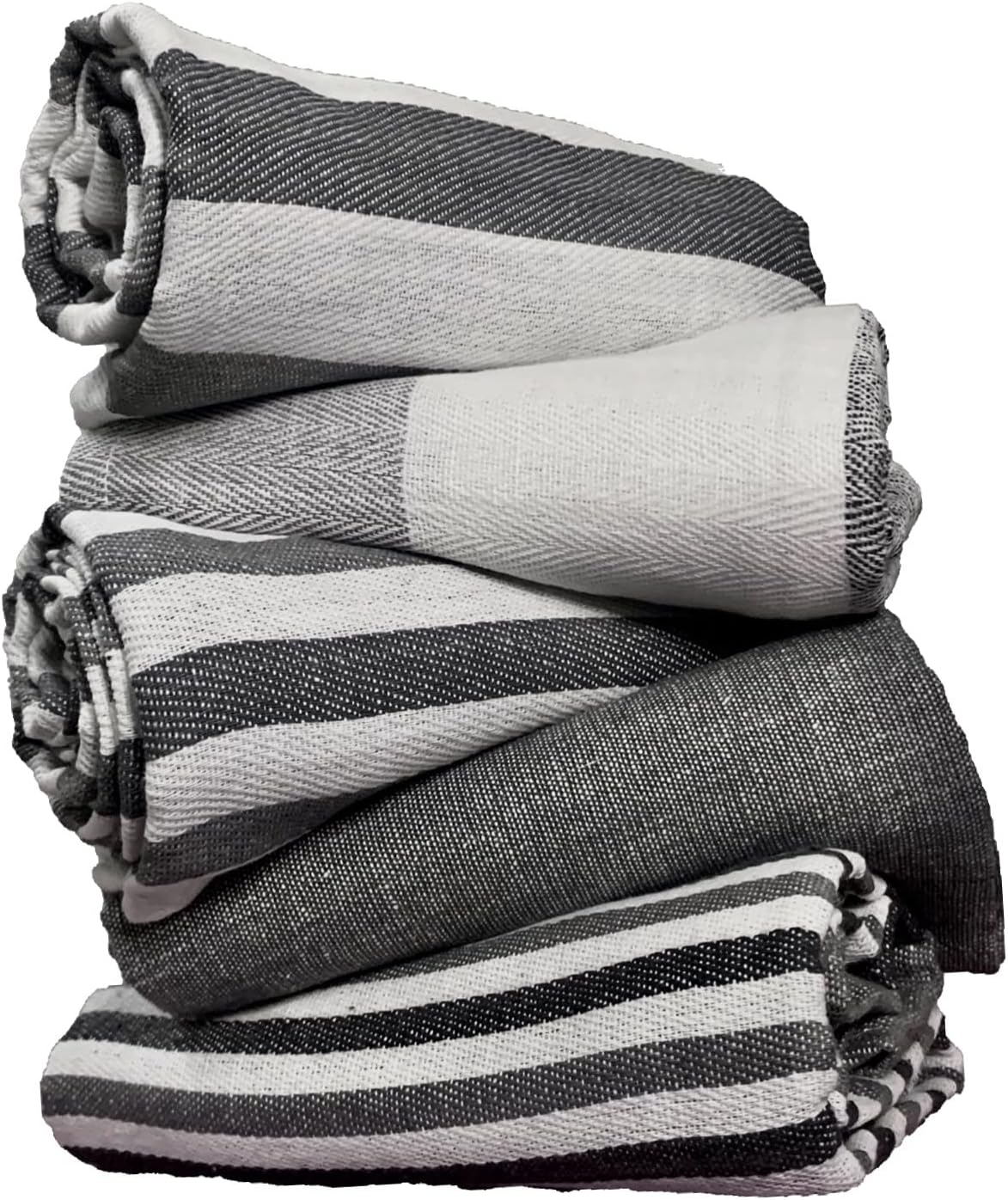 Grey Gray Tea Towels 50 x 70 cm Pack of 5 Tea Towel Gift Wrapped