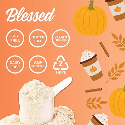 Miniatura 3 de Blessed Proteína vegana en polvo  Batido de proteína a base de plantas en polvo de reemplazo de comidas  0.81 oz de proteína de guisante en polvo