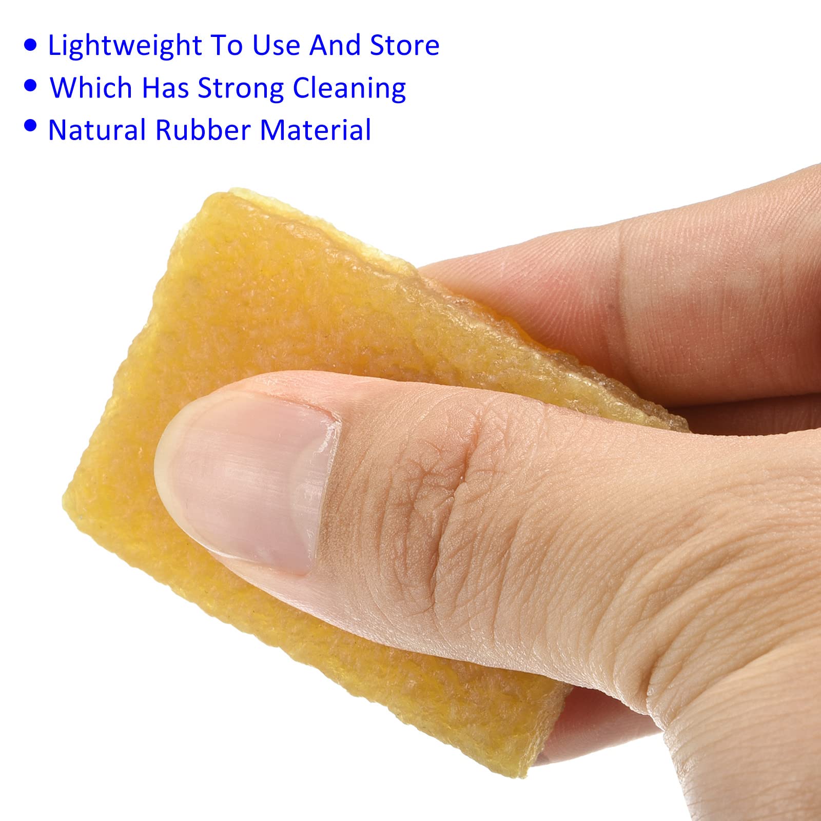 Povhhee Lot De 12 Gommes De Nettoyage En Caoutchouc Pour Enlever L'adhésif Et Les Résidus Du Papier, Du Plastique Et Plus Encore