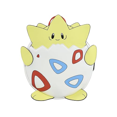 Loungefly Pokemon - Togepi - Mini Backpack - Niedliche Sammeltasche - Geschenkidee - Offizielle Handelswaren - Für Jungen, Mädchen Men und Frauen - Anime Fans