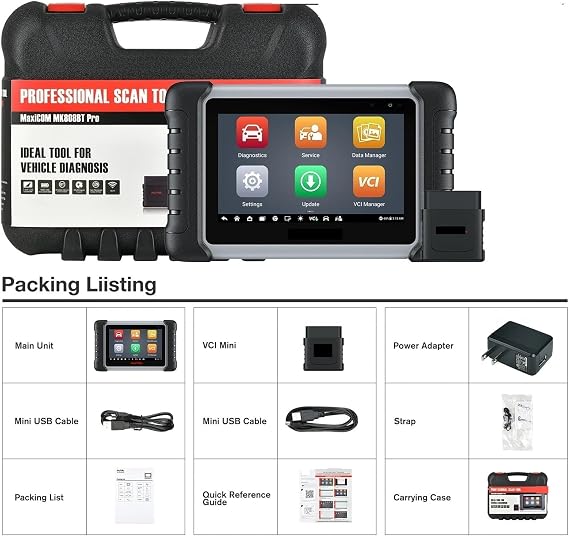 MK808BT PRO OBD2 Scanner Car Diagnostic Scan Tool Bluetooth Automotivo Code Reader