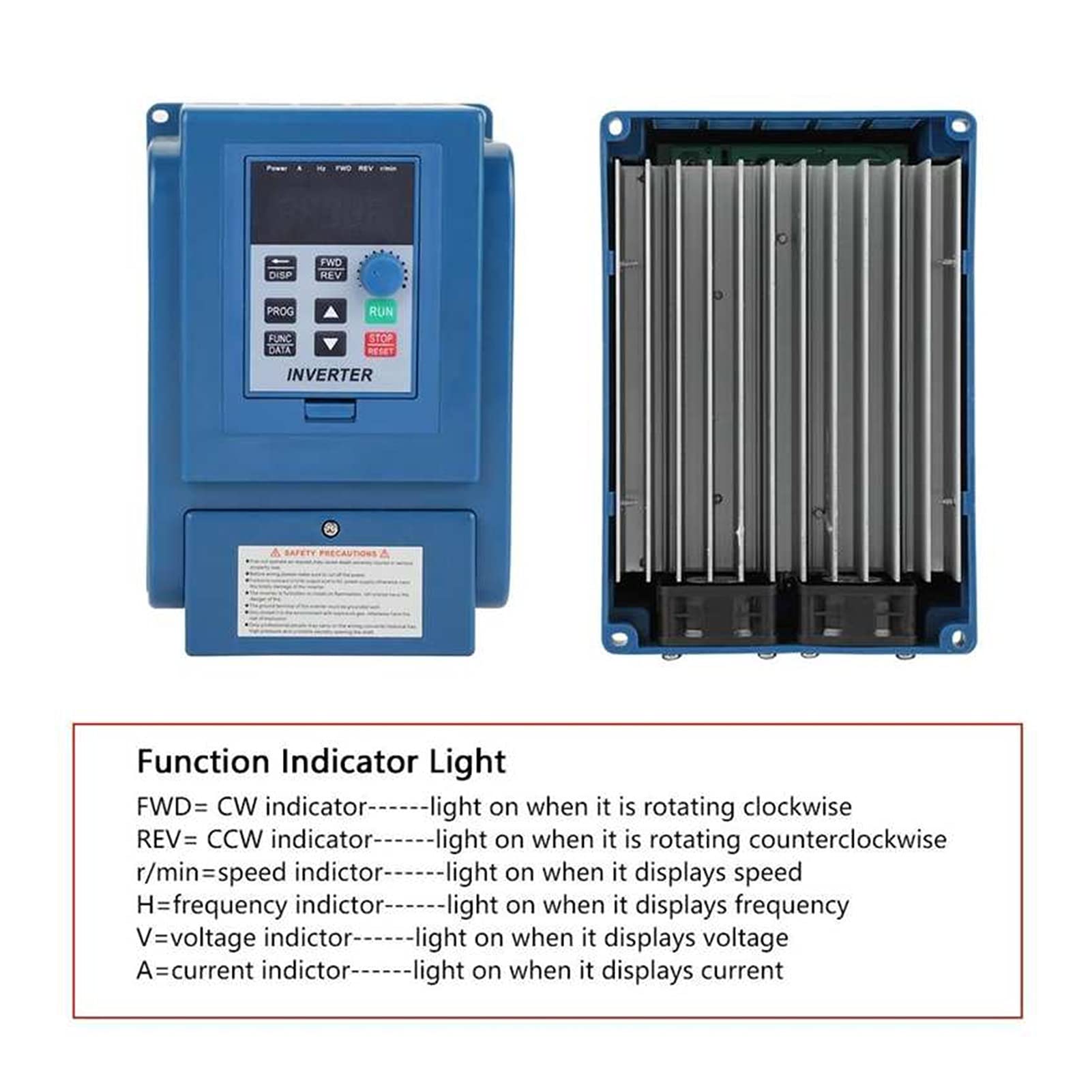Variatore di Frequenza, Azionamento a frequenza regolabile 1PC 38 0vac. Variatore di VFD. Controller velocità for 3-fase 4 KW AC. Il motore