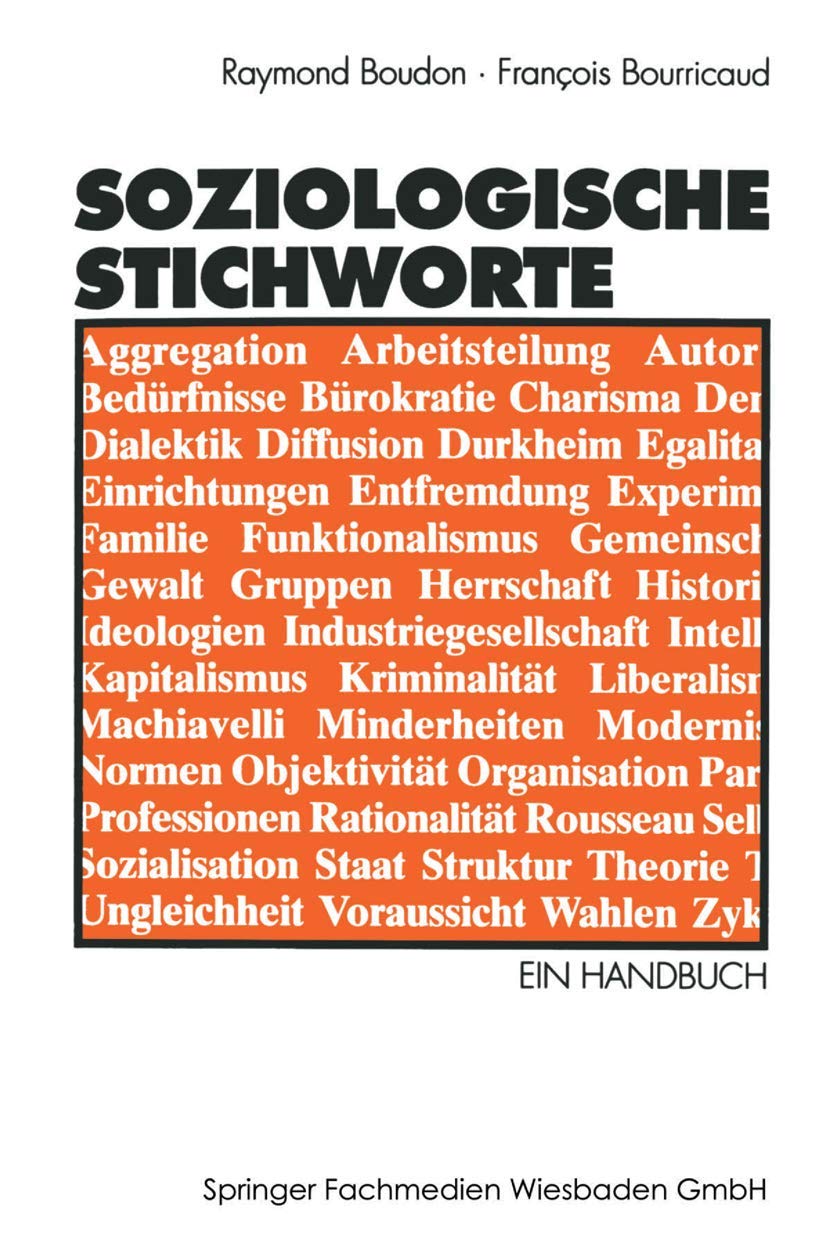Soziologische Stichworte: Ein Handbuch (German Edition)