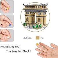 Vista 61 de Juego de bloques de construcción, modelo de arquitectura New York Skylines, bloques de construcción, 3452 piezas, micro ladrillos de construcción