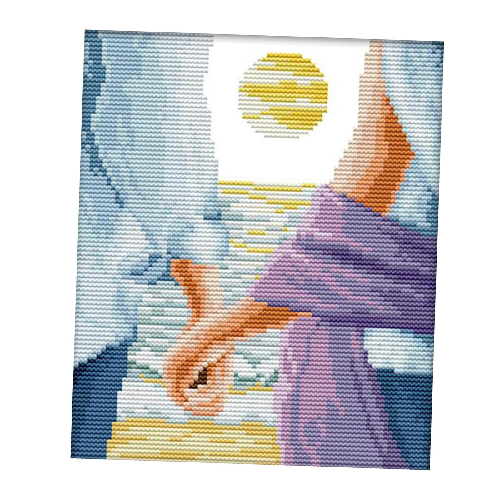 MYADDICTION Cross Stitch Kit Pattern Canvas Embroidery Needlepoint for Adult Kid 11CT-image-5