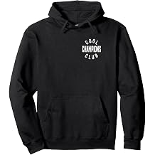 Cool Champions Club Retro Vintage Graphic Pullover Hoodie