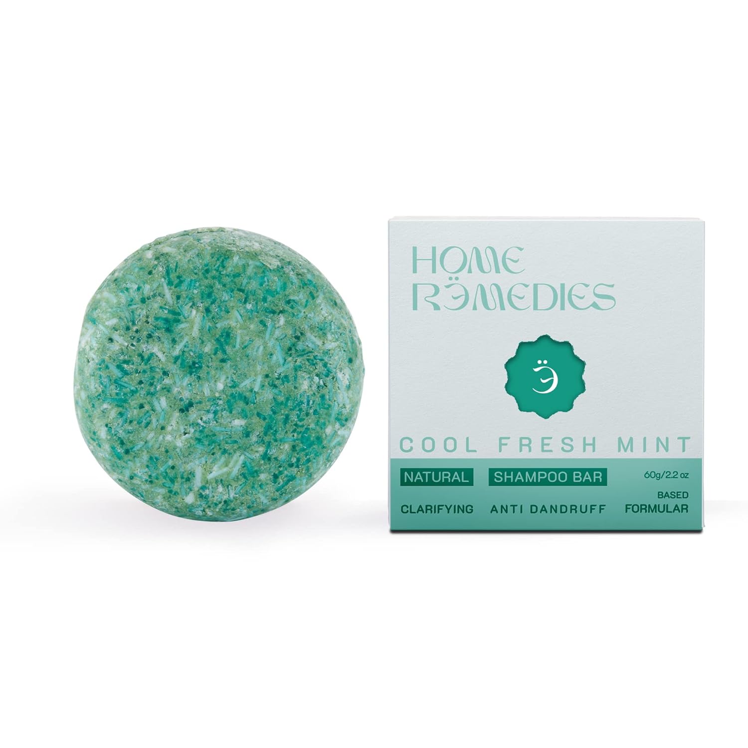 HOME REMEDIES Cool Fresh Mint Shampoo Bar, Dandruff