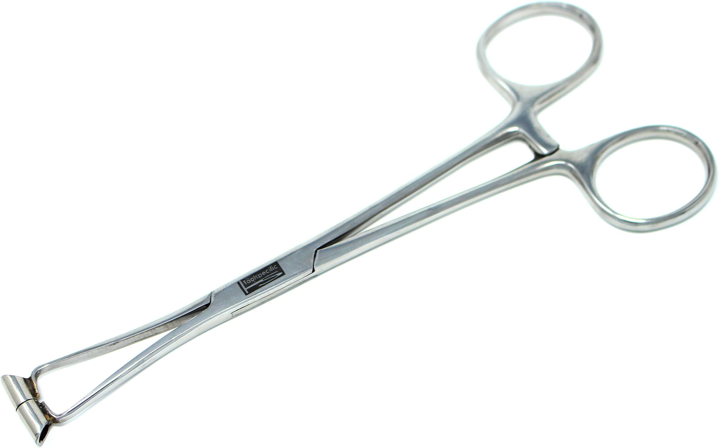 Toolspecific 16cm [6.25"] Professional Locking Septum Body Piercing Holders with Angled Cut Tube Ends Tools
