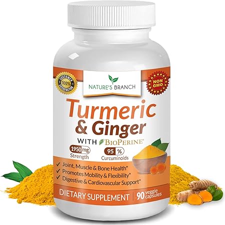 Turmeric Curcumin 2600mg-Highest Potency 95%-with BioPerine Black Pepper Extract - Foto 6