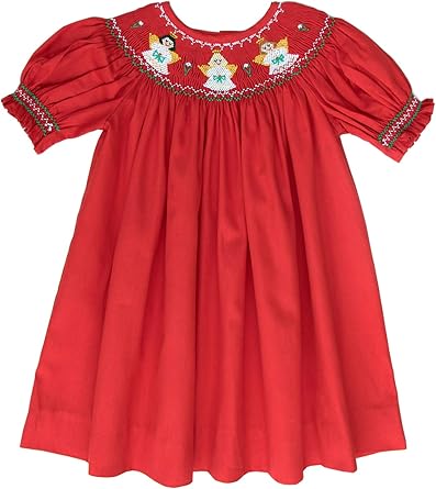 Infant smocked christmas dress Clearance