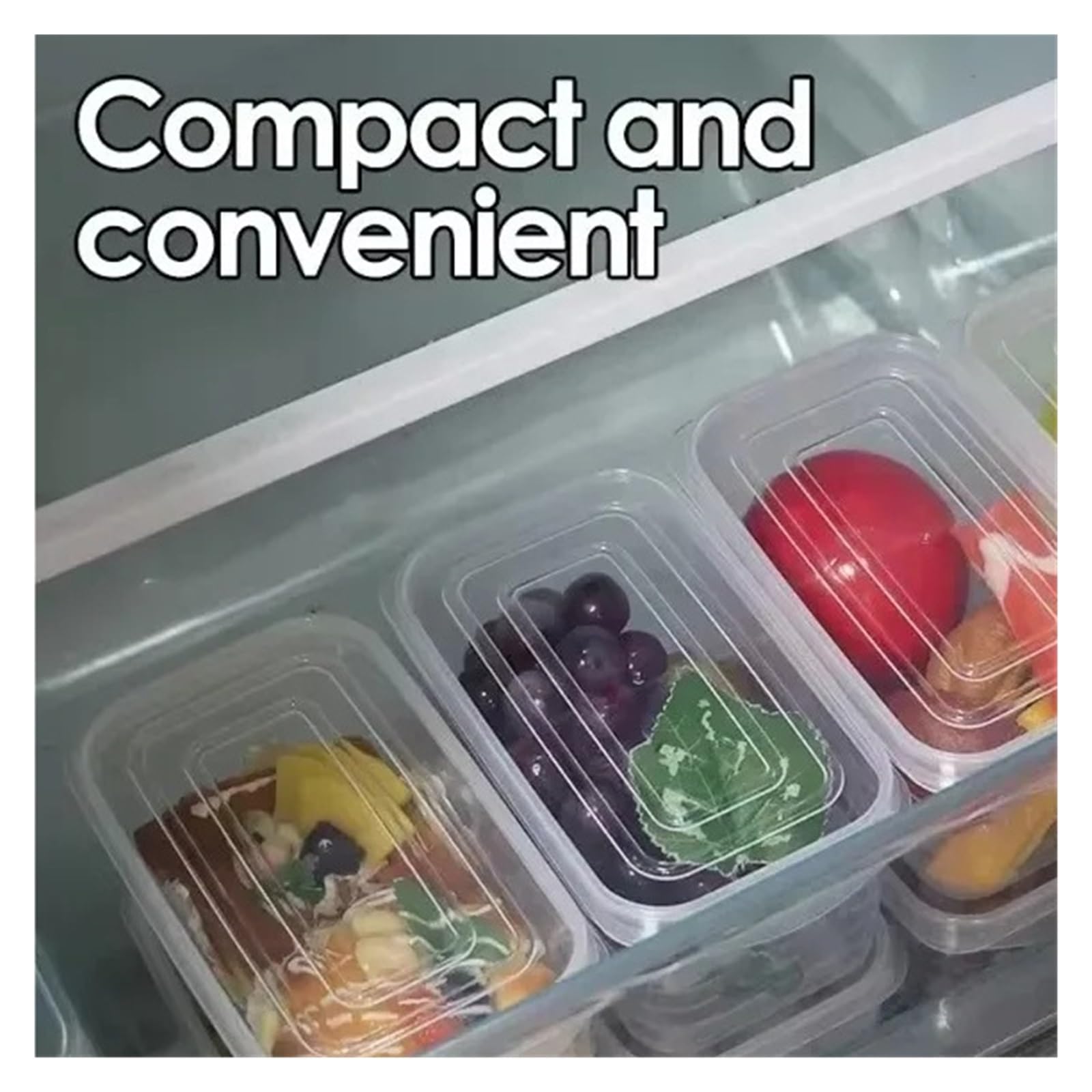 Boîtes de rangement au réfrigérateur, bac à légumes, conteneur fruits et frais, congeler la viande, conteneurs conservation avec couvercle(700ml (10 pcs))
