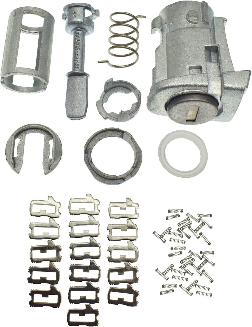 Right Door Lock Barrel Kit Fit for VW GOLF 4 POLO BORA Audi A6 SKODA FABIA