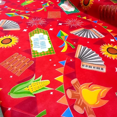 TNT Estampado Festa Junina Arraiá Caipira - 1,00m x 1,40m