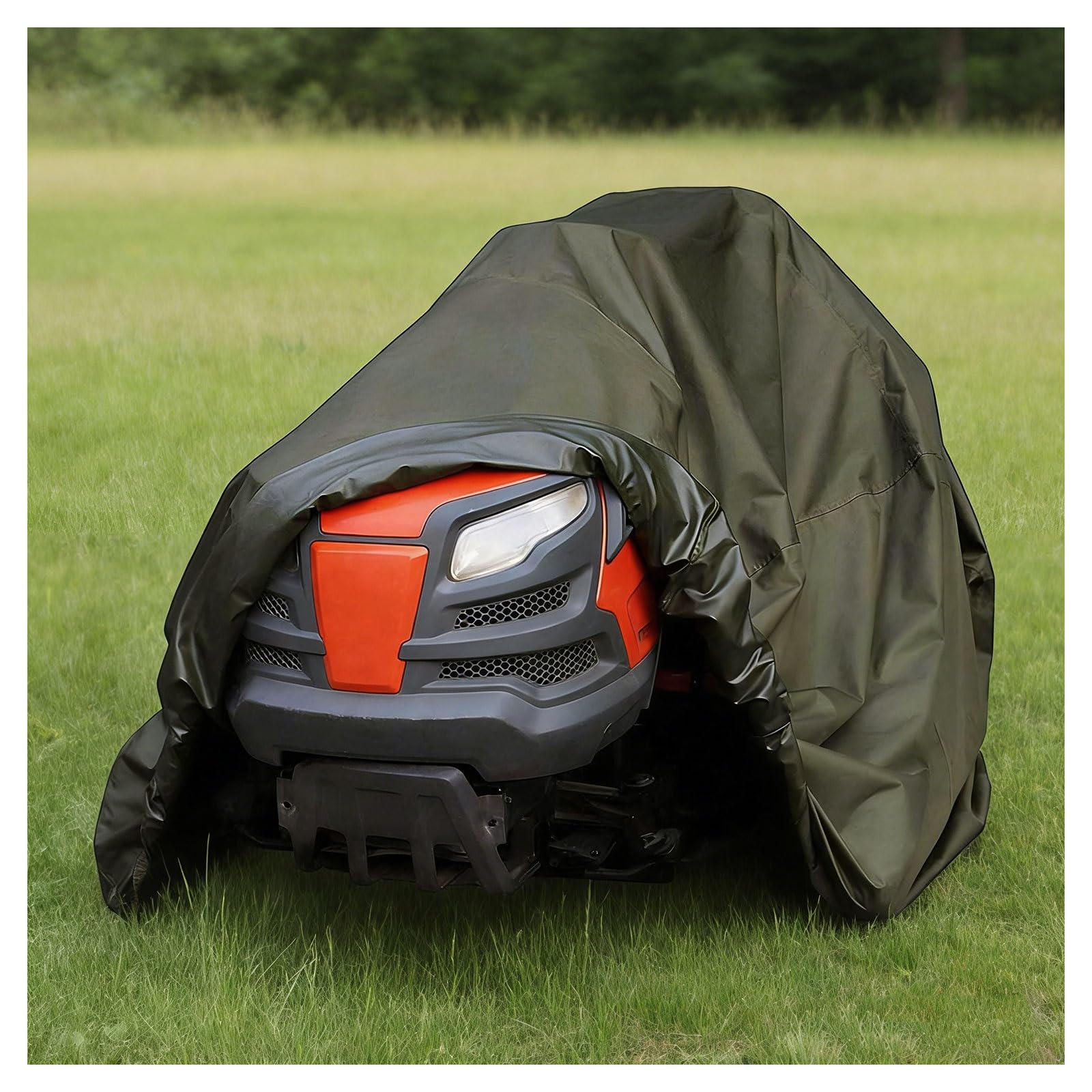 Housse de protection pour tondeuse XXL bâche Oxford 210D verte