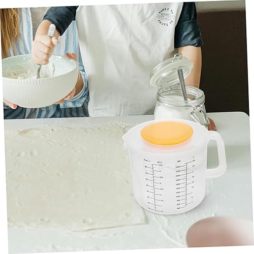 Miniatura 5 de Alipis Tazón de medición y mezcla de 2.5l en una taza de medición de harina de tapa para hornear