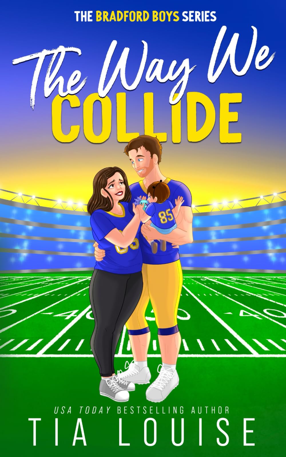 The Way We Collide: A surprise baby, marriage of convenience, football romance (The Bradford Boys)