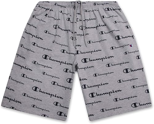 Champion Mens Shorts Big and Tall- All Over Print Mens Workout Gym Shorts