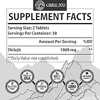 Vista 6 de 1400 mg Shilajit 60 gomitas con 1000 mg Shilajit tabletas 60