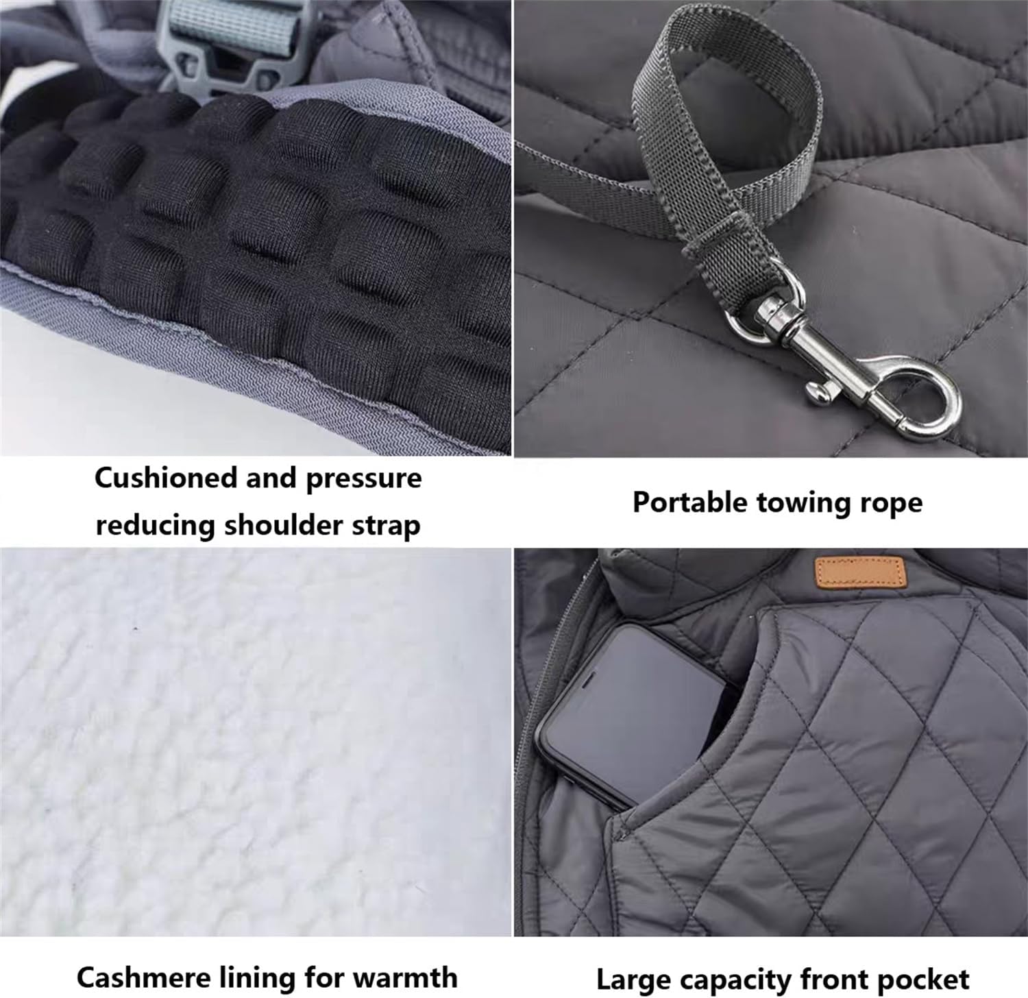 Pet Dog Front Carrier Backpack for Small Dogs Puppy Chest Cat Holder, for 4-19kg/7-42lb Pet (Green,Large)