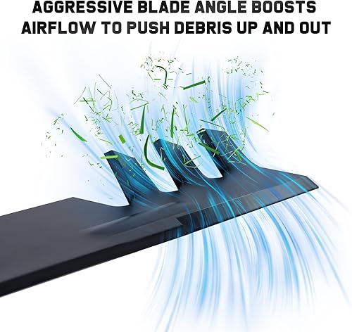 Miniatura 6 de 134149 Cuchillas de mantillo con patrón de montaje de 5 estrellas para Craftsman 42 pulgadas de cubierta de césped Reemplazar 138971 532138971 138498