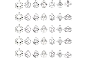 SUNNYCLUE 1 Box 42 pcs 7 Styles Chakra Charms
