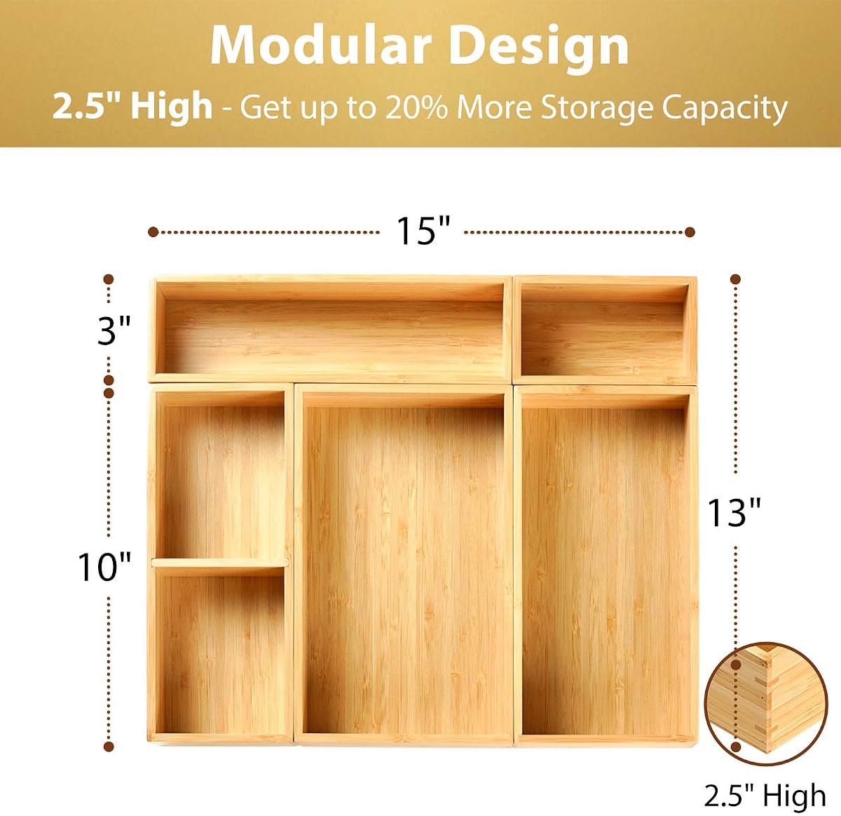 The Kura Bamboo Desktop & Office Bundle view 2
