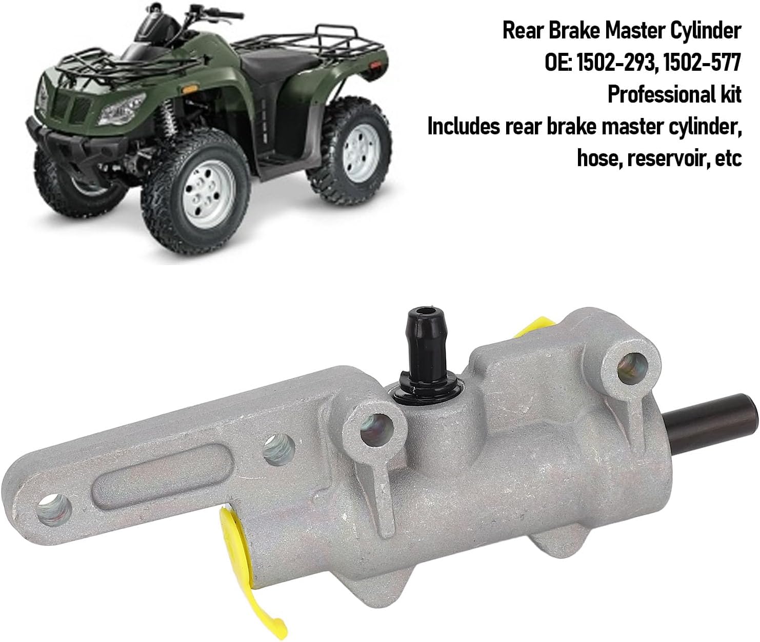 11PCS Rear Brake Master Cylinder 1502 577 Replacement for Arctic Cat 400 TRV 450 500 550 650 700 1000