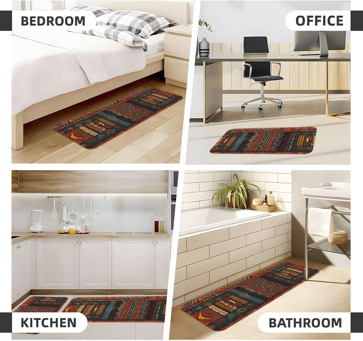 Kitchen Rugs Home Decor Kitchen Mats for Floor Anti Fatigue Kitchen Mats