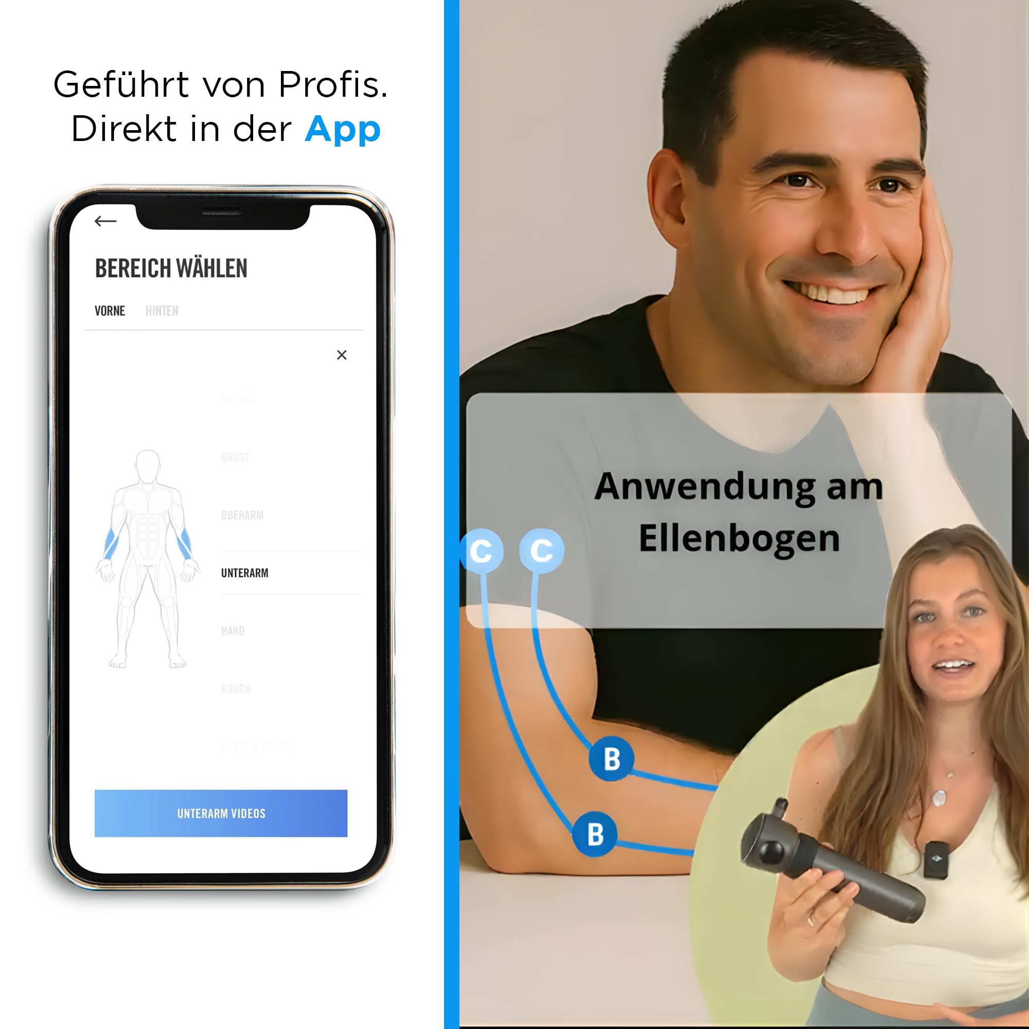 OrthoMechanik Sonic – Schallwellen-Massagegerät 7000 U/min | Sanft, aber tiefenwirksam – Alternative zur Massagepistole