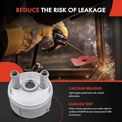 Miniatura 5 de A-Premium Enfriador de aceite de transmisión automática compatible con Volkswagen Jetta 2006-2018 Beetle 2003-2010/2012-2014 Rabbit 1.4L 1.8L 1.9L