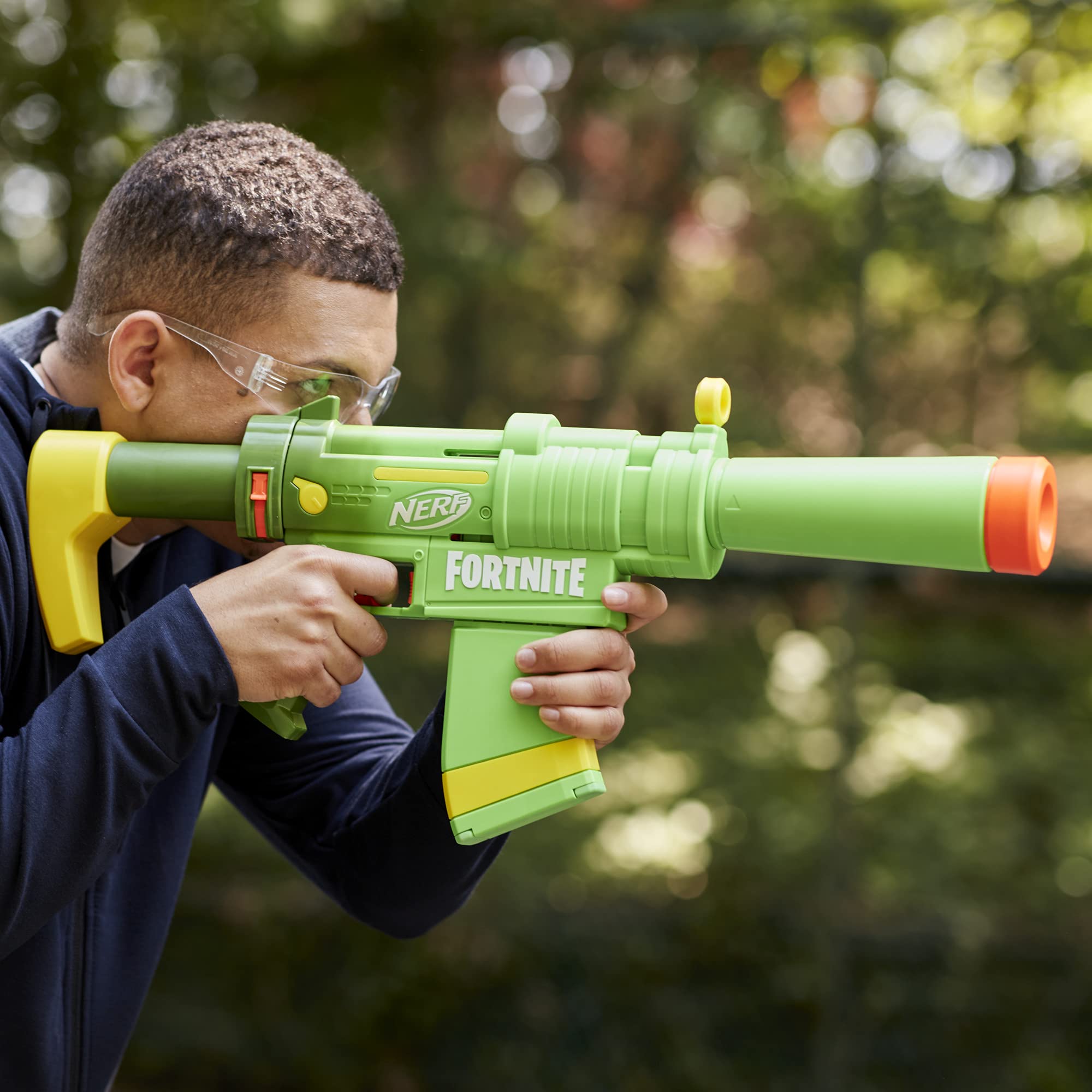 Amazon.com: Nerf Fortnite SMG-Zesty Blaster, 10 Nerf Elite Darts
