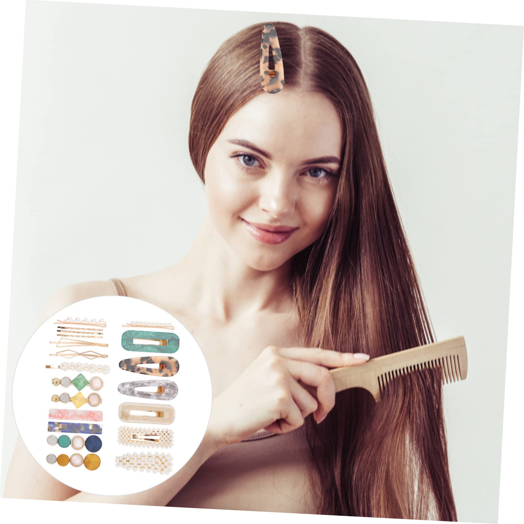 DOITOOL 60 Piezas Juego De Pinzas Para El Cabello Con Pinzas Para El Cabello Vintage Accesorios Para El Cabello De Las Mujeres Perder Combinación Chica Aleación