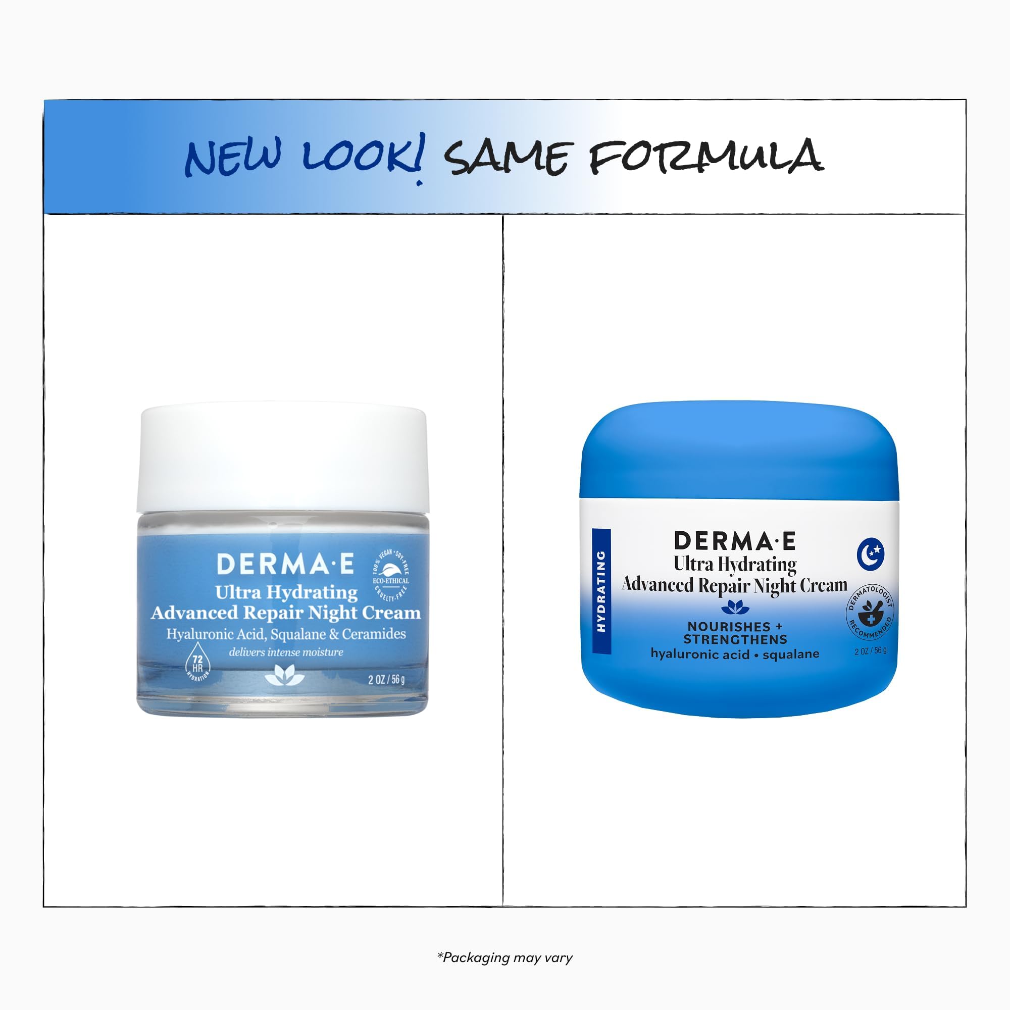 Amazon.com: Derma E Ultra Hydrating Night Cream, Advanced Repair