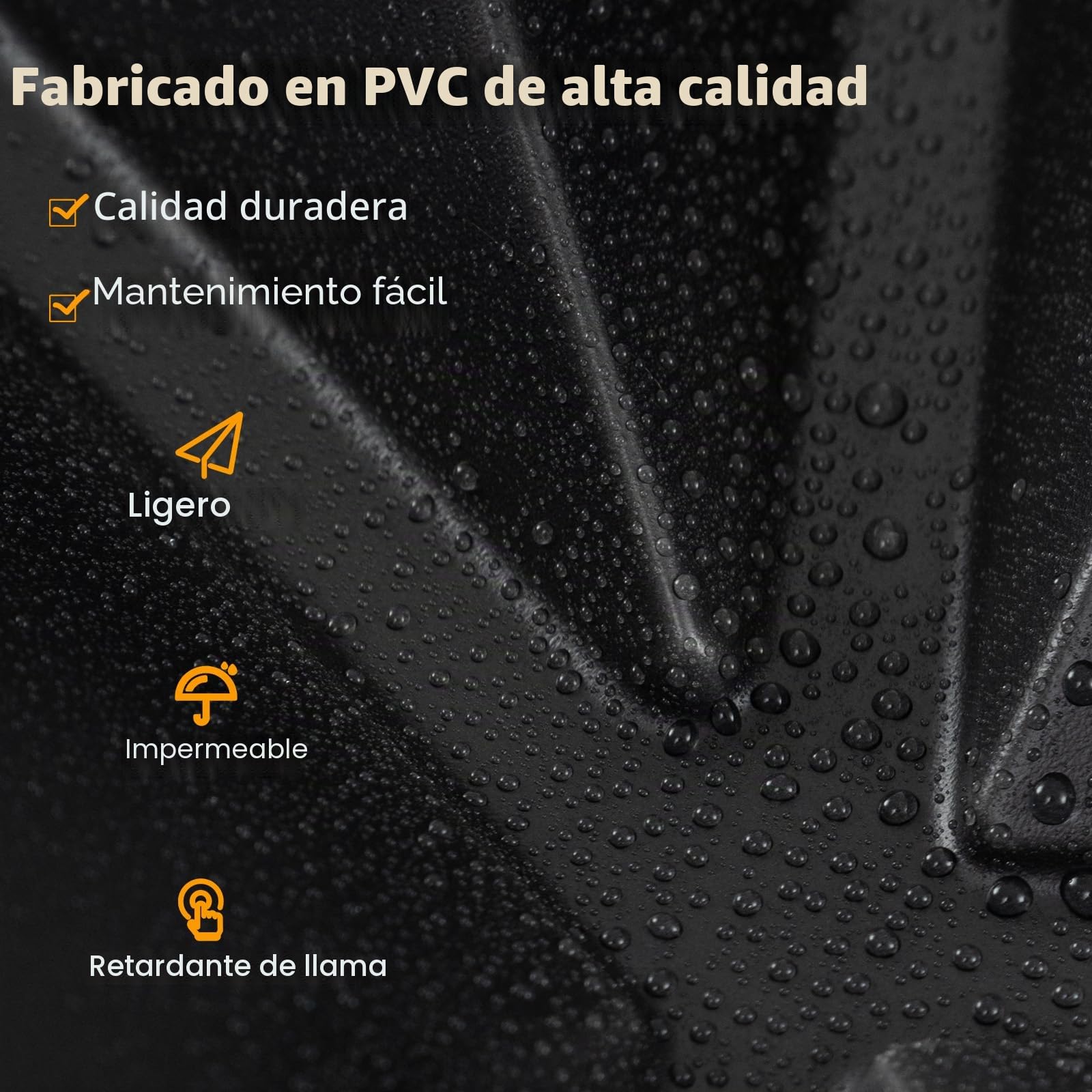 LIFEZEAL 20 Paneles de Pared 3D en Forma de Rombo, 50 x 50 cm, Decoración de Pared Interior de PVC, Paneles Cuadrados de Techo para Sala de Estar, Dormitorio (Negro 5 ㎡)