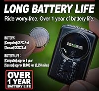 Vista 5 de CATEYE Velo - Computadora inalámbrica para bicicletas, ciclocomputadora analógica inalámbrica, velocímetro y odómetro, seguimiento de calorías