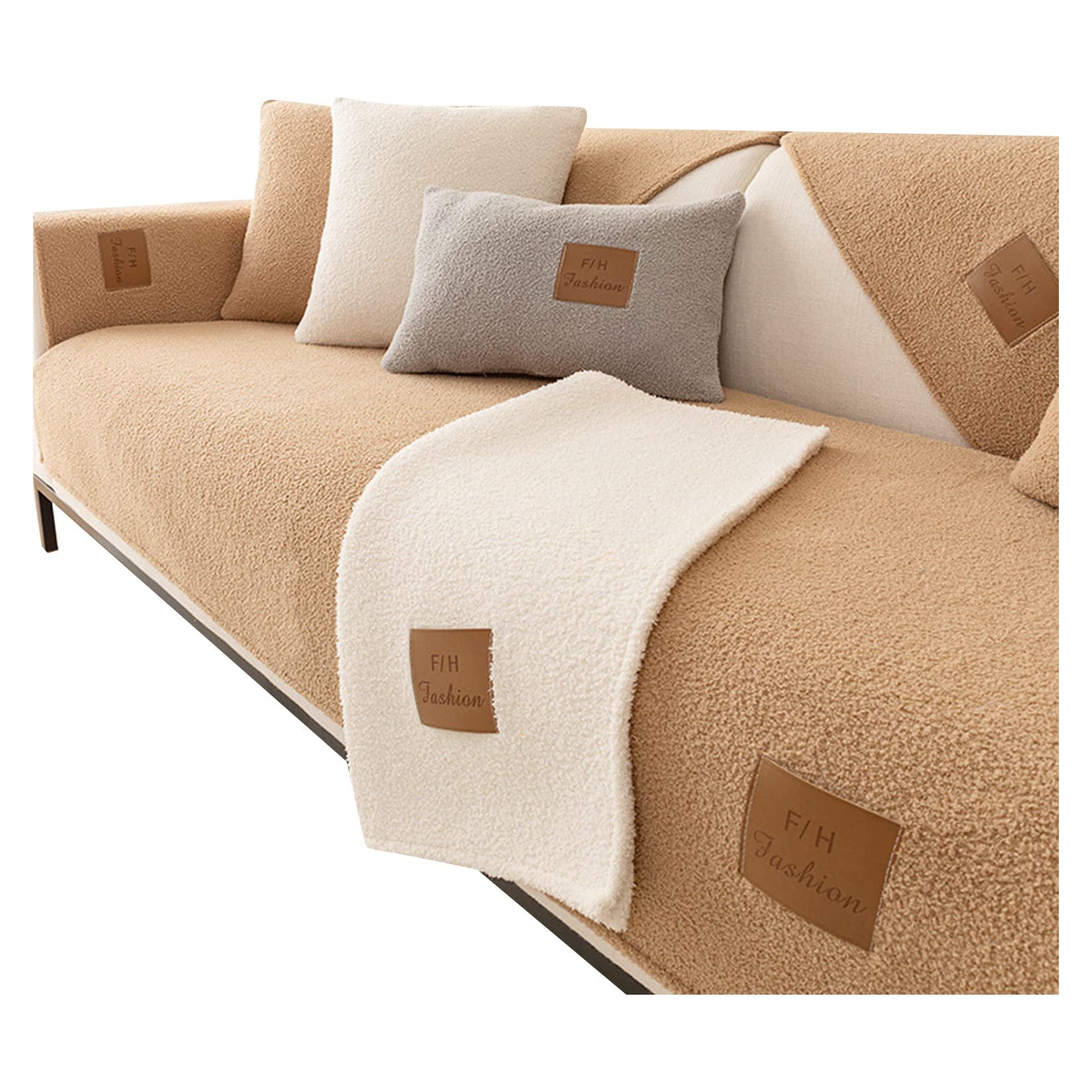 Pedrali Nolita 3-zits loungebank kussen tortora frame wit