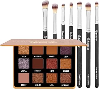 Lamora Paleta de sombra de ojos ahumada de br...