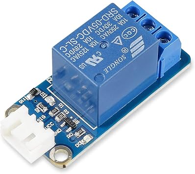 SunFounder Relay Module Compatible with Arduino and Raspberry Pi 5V DC Trigger by HIGHLO HIGH Trigger
