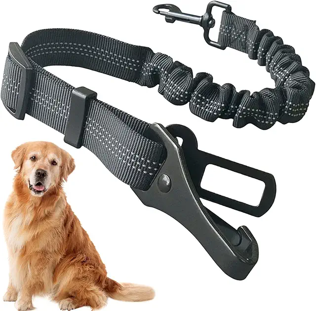 Arnés Coche Perro: Cinturón Seguridad Doble Enganche Homologado