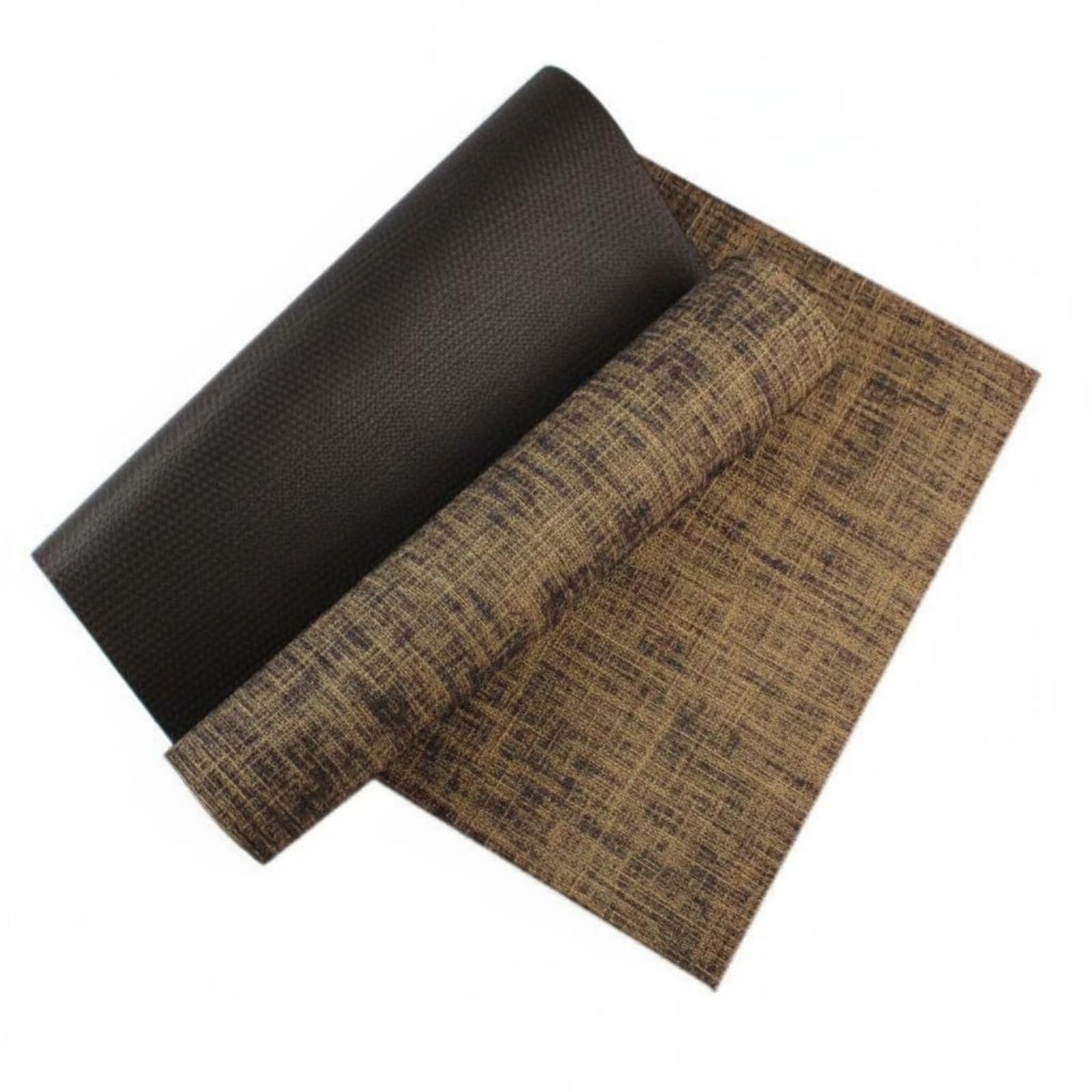 MERIGLARE Fitnessmatte Rutschfest Trainingsmatte Übungsmatte Pilatesmatte mit Leinen PVC Material für Besseren Halt Stoßdämpfend Geräuschdämmend Leicht Aufrollbar für Zuhause