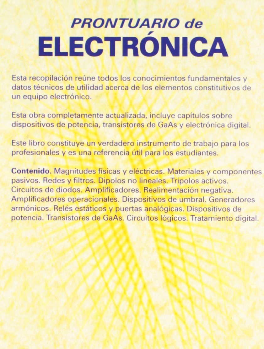 Prontuario de electrónica (Electricidad y Electrónica)