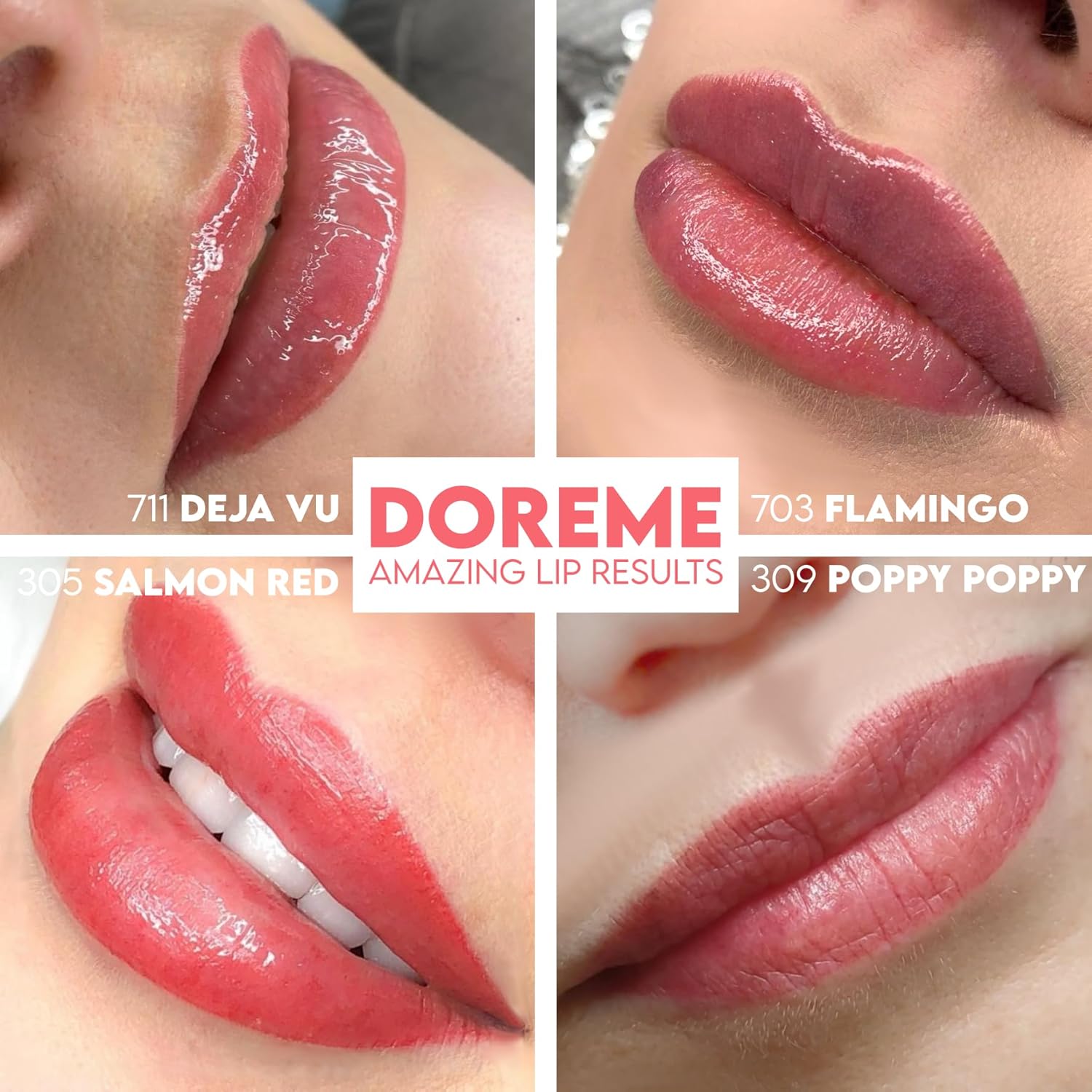 Doreme Permanent Makeup Pigment Areola 1, Professional Medical-Grade Tattoo Ink for Microblading & Permanent Makeup Machines, Long-Lasting Brow & Lip Color