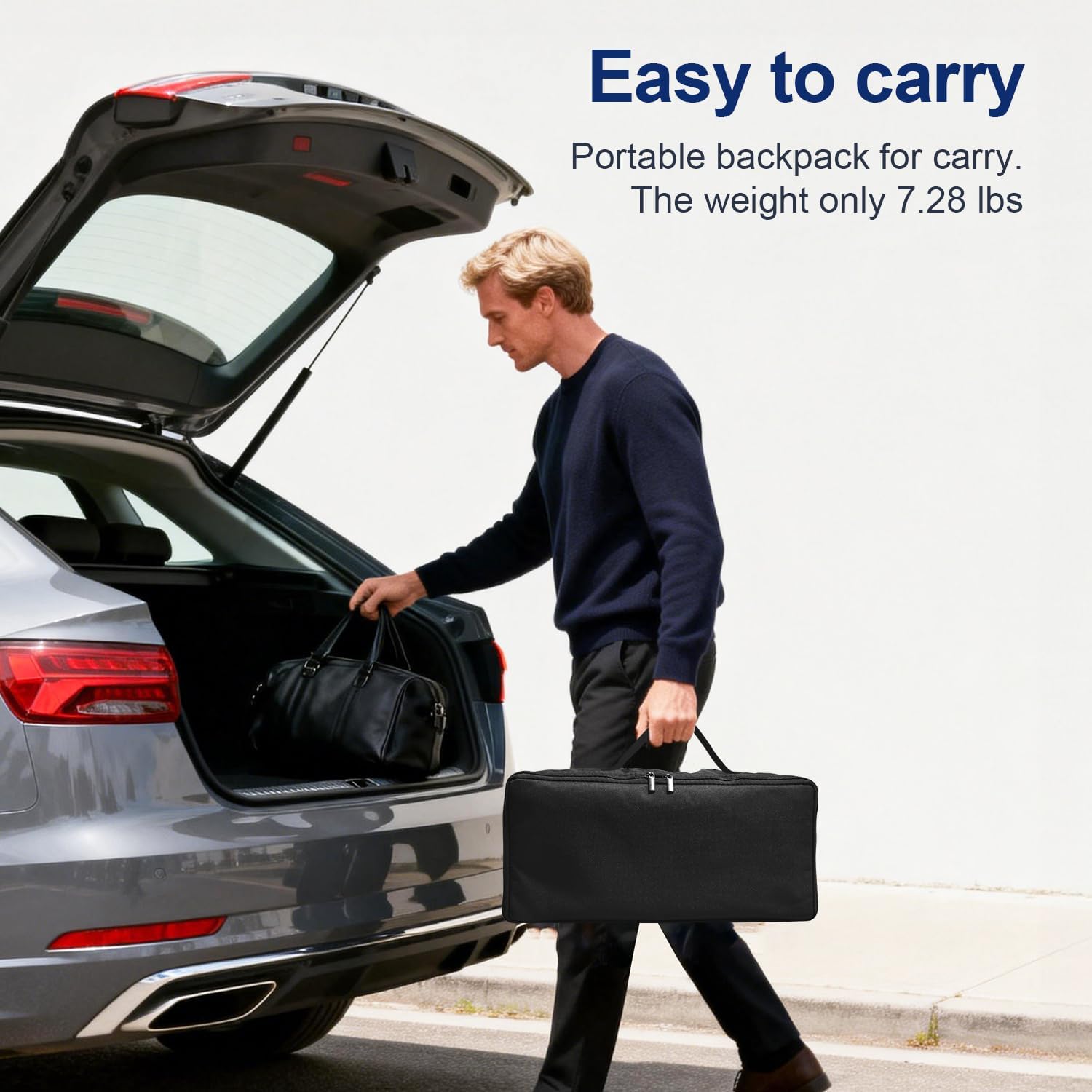 100inch Projector Screen and Stand,Outdoor and Indoor Projection Screen,16:9 4K HD Rear Front Movie Screen Portable with Carry Bag Wrinkle-Free Design for Home Theater 100inch