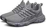 Vibdiv Sneakers Hommes Chaussures de marche Courir Randonnée Fitness Training Gym Rubber élégant