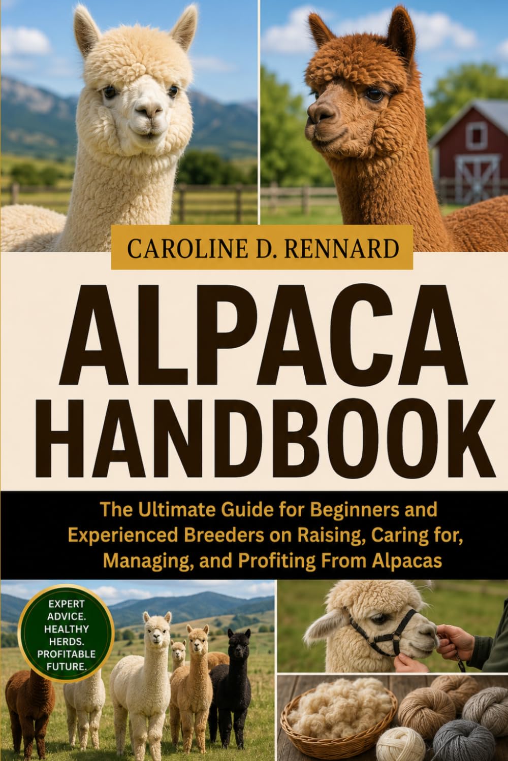 ALPACA HANDBOOK: The Ultimate Guide for Beginners and Experienced Breeders on Raising, Caring for, Managing, and Profiting From Alpacas