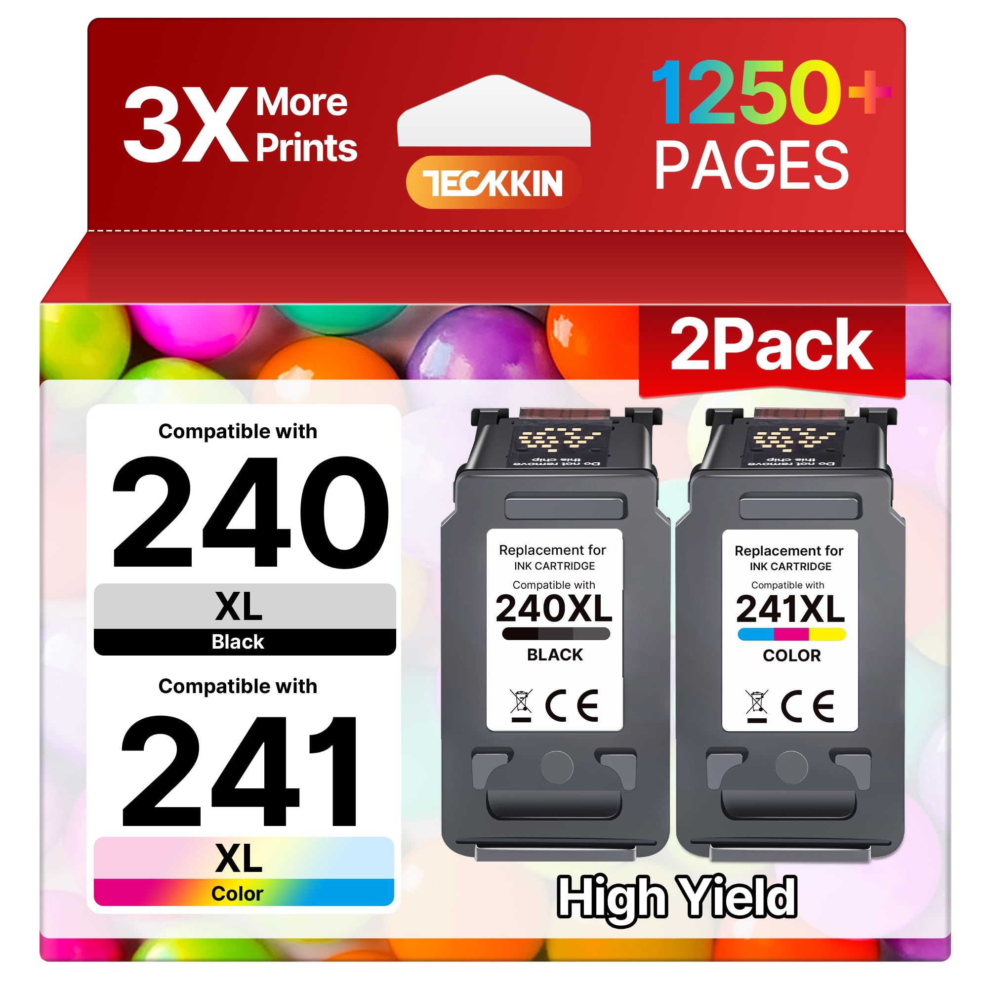 TECKKIN PG-240XL/CL-241XL