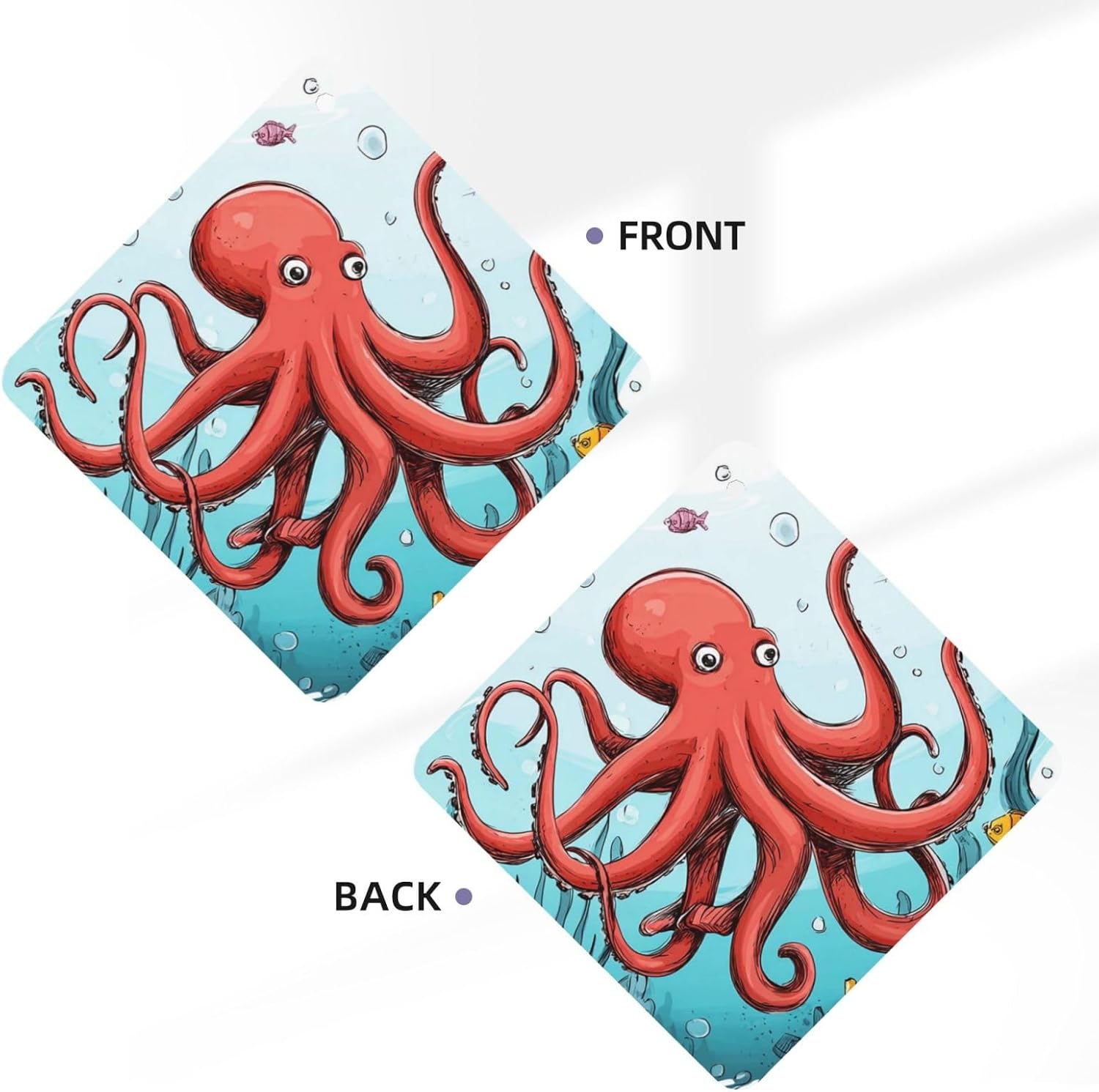Car Air Freshener 24 PCS Giant Octopus Hanging Car Air Fresheners Auto Interior Decor Card Freshener Strong Scented Card Lavender Cars Scents for Office Bedroom Close Drawer Square