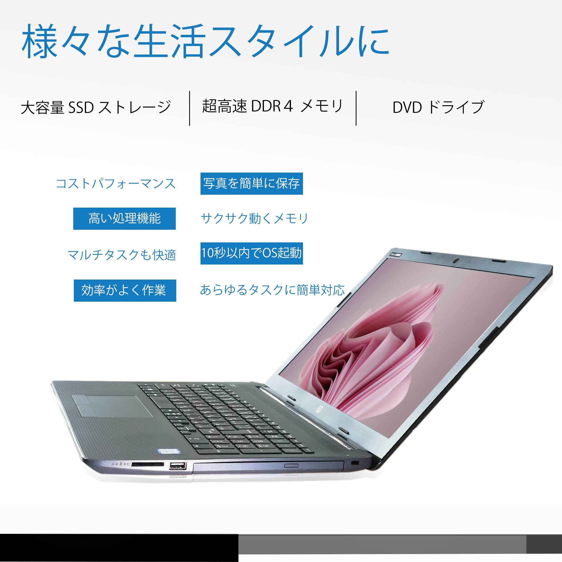 Amazon.co.jp: 【整備済み品】 ノートパソコン 15.6型 WEBカメラ内蔵